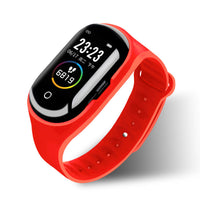 HKM-852435 Smart Bracelet with Wireless Earphones - 1 Inch Display, 130mAh Battery, Silicone Wristband, USB 2.0 Connectivity
