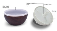 HKM-852435 Wood Grain Home Office Desk Humidifier with Silent Operation