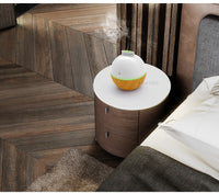 HKM-852435 Wood Grain Home Office Desk Humidifier with Silent Operation