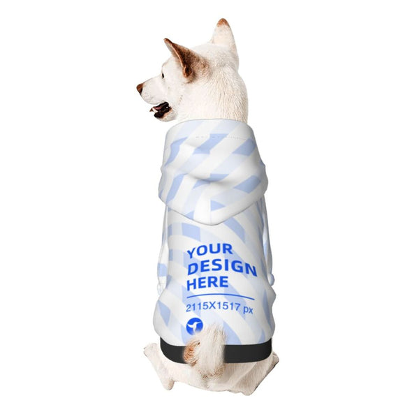 HKM-8524861 Cozy Hooded Sweater for Small Pets - Soft, Breathable Polyester Clothing