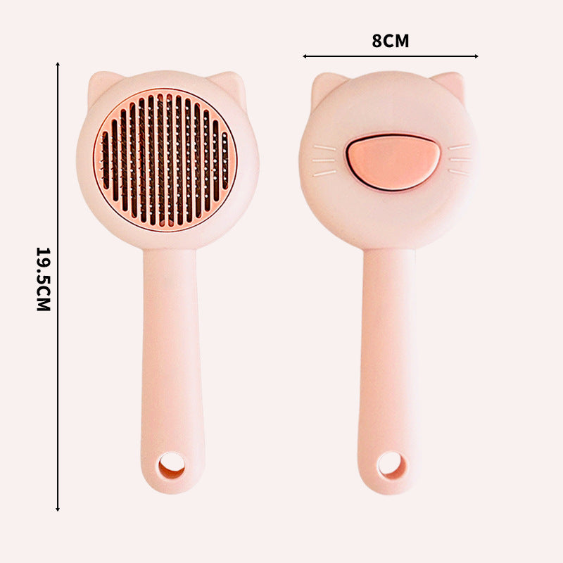 HKM-8526269 Self-Cleaning Cat and Dog Comb for Effortless Hair Removal and Anti-Knotting