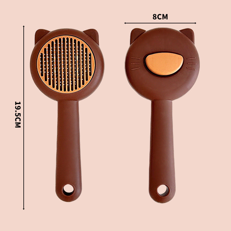HKM-8526269 Self-Cleaning Cat and Dog Comb for Effortless Hair Removal and Anti-Knotting