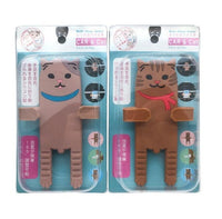 HKM-852627 Cute Cat Adjustable Air Vent Phone Holder for Cars - Rubber, Fits All Phones and Vents