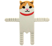 HKM-852627 Cute Cat Adjustable Air Vent Phone Holder for Cars - Rubber, Fits All Phones and Vents