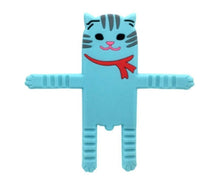 HKM-852627 Cute Cat Adjustable Air Vent Phone Holder for Cars - Rubber, Fits All Phones and Vents