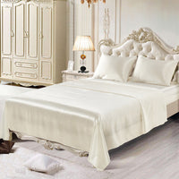 HKM-852691 Imitation Silk Polyester Bedding Set with Active Dyeing - 4 Pieces
