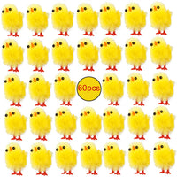 HKM-852755 Adorable Mini Plush Easter Chick Decorations for Home and Party Use, Ideal for All Ages