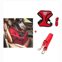 HKM-8529725 Premium Waterproof Oxford Cloth Pet Car Safety Carrier with Harness & Leash Set - Available in Multiple Colors