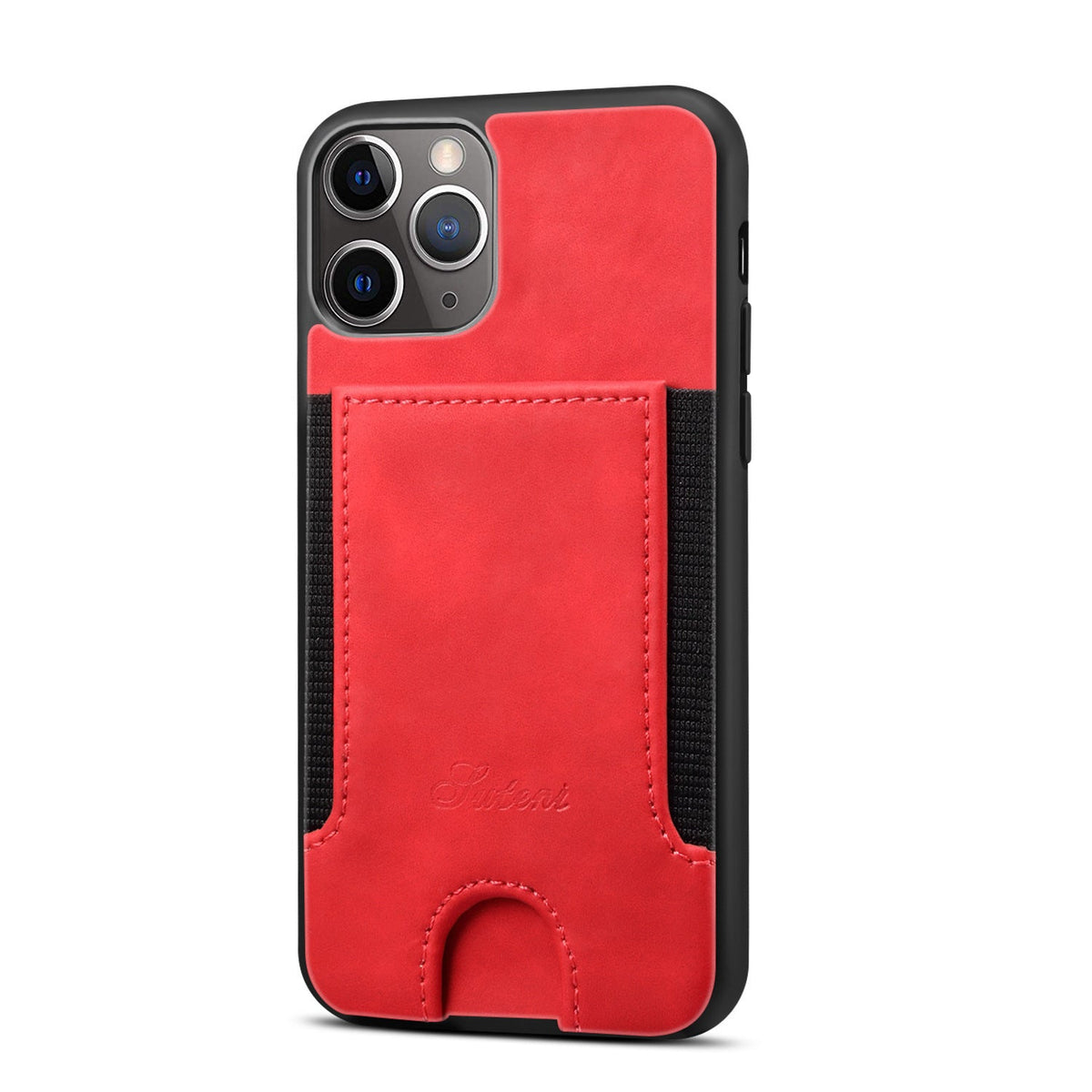 HKM-853011 Multi-Card Protective Holster Case for iPhone 12 Mini, 12, 12 Pro, 12 Pro Max, 11, 11 Pro, and 11 Pro Max - Handmade Design