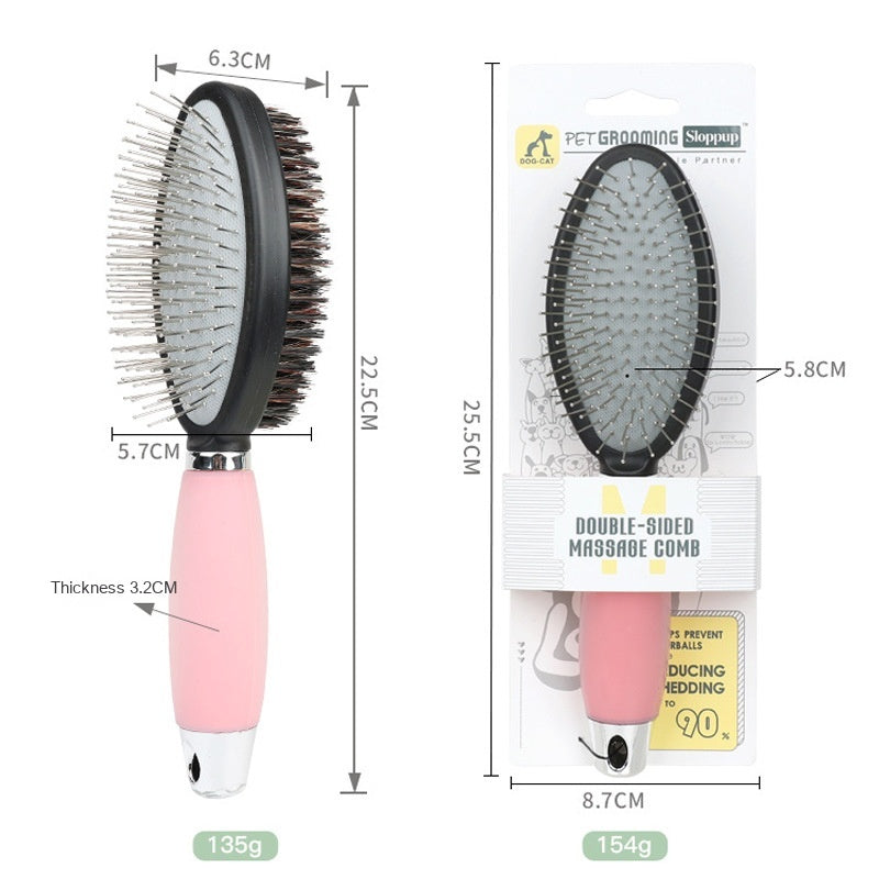 HKM-8532029 Pet Comb for Dogs - Fluffy Needle Knotting Tool with Silicone Handle in Various Colors