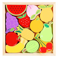 HKM-853203 Montessori Wooden Educational Puzzle Box for Kids - Creative Stereoscopic Learning Toy