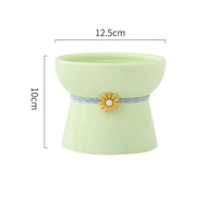 HKM-8532413 Ceramic Cat Water Bowl with Adjustable Height and Color Options