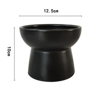 HKM-8532413 Ceramic Cat Water Bowl with Adjustable Height and Color Options