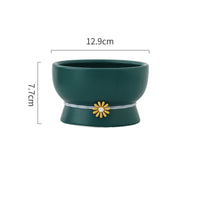 HKM-8532413 Ceramic Cat Water Bowl with Adjustable Height and Color Options