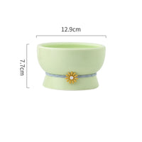HKM-8532413 Ceramic Cat Water Bowl with Adjustable Height and Color Options