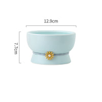 HKM-8532413 Ceramic Cat Water Bowl with Adjustable Height and Color Options