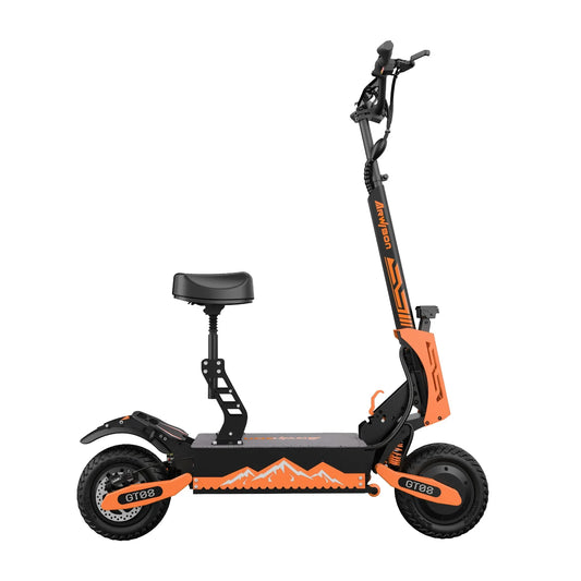 HKM-853267 5600W Dual Motor 60V 27Ah Long Range Foldable Electric Scooter with Big Screen and Removable Seat