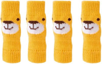 HKM-853267 Winter Warm Pet Dog Socks - 4-Piece Set for Small Dogs, Puppy Leg Protection and Comfort