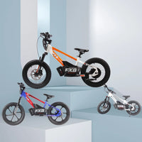HKM-853331 16 Inch Electric Balance Bike for Kids with Disc Brake and No Pedal Design, Aluminum Alloy Frame, 80kg Load Capacity
