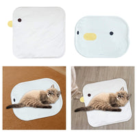 HKM-8533693 Cooling Pet Mat for Dogs and Cats - Washable Non-Stick Hair Sleeping Pad, Durable Summer Bed for Home and Travel