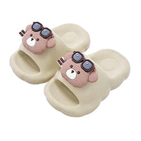 HKM-853459 Lovely Kids' 3D Cartoon EVA Beach Sandals Anti-Slip Soft Sole Summer Slippers Cute and Comfortable Indoor-Outdoor Slides