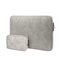 HKM-853459 Universal PU Leather Waterproof Laptop Sleeve with Customizable Logo for Men and Women