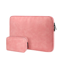 HKM-853459 Universal PU Leather Waterproof Laptop Sleeve with Customizable Logo for Men and Women