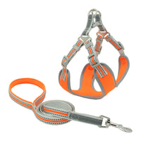 HKM-8535485 Reflective Breathable Mesh Dog Harness with Adjustable Chest Strap in Multiple Colors