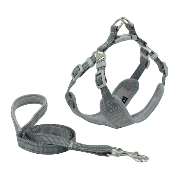 HKM-8535485 Reflective Breathable Mesh Dog Harness with Adjustable Chest Strap in Multiple Colors