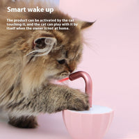 HKM-8537021 Automatic Interactive Cat Laser Toy with Tumbler Design and USB Charging for Indoor Play