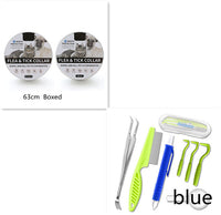 HKM-8538173 Insect-Repellent Silicone Pet Collar for Cats and Dogs - Grey, Orange, Blue, Black Options