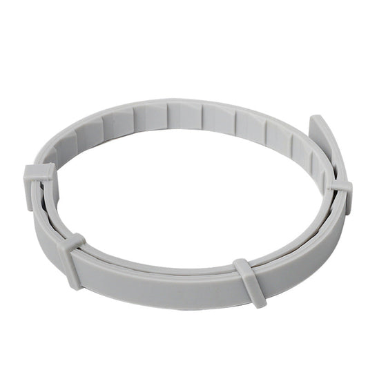 HKM-8538173 Insect-Repellent Silicone Pet Collar for Cats and Dogs - Grey, Orange, Blue, Black Options
