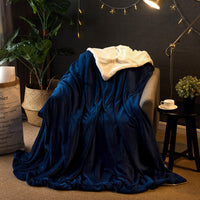 HKM-853843 Thick Flannel Sofa Cover Blanket - Soft and Breathable for All Seasons
