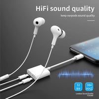 HKM-853971 2 in 1 USB C Audio and Charge Adapter Splitter for Type-C Devices and iPhone 15