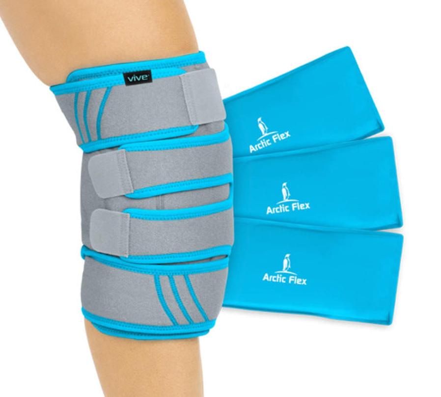 HKM-854099 Dual Temperature Gel Knee Support with Hot and Cold Therapy