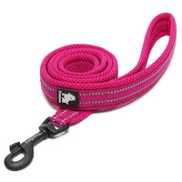 HKM-8541757 Nylon Dog Leash with Soft Mesh Lining and Reflective Accents, 110cm Length
