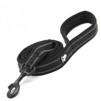 HKM-8541757 Nylon Dog Leash with Soft Mesh Lining and Reflective Accents, 110cm Length