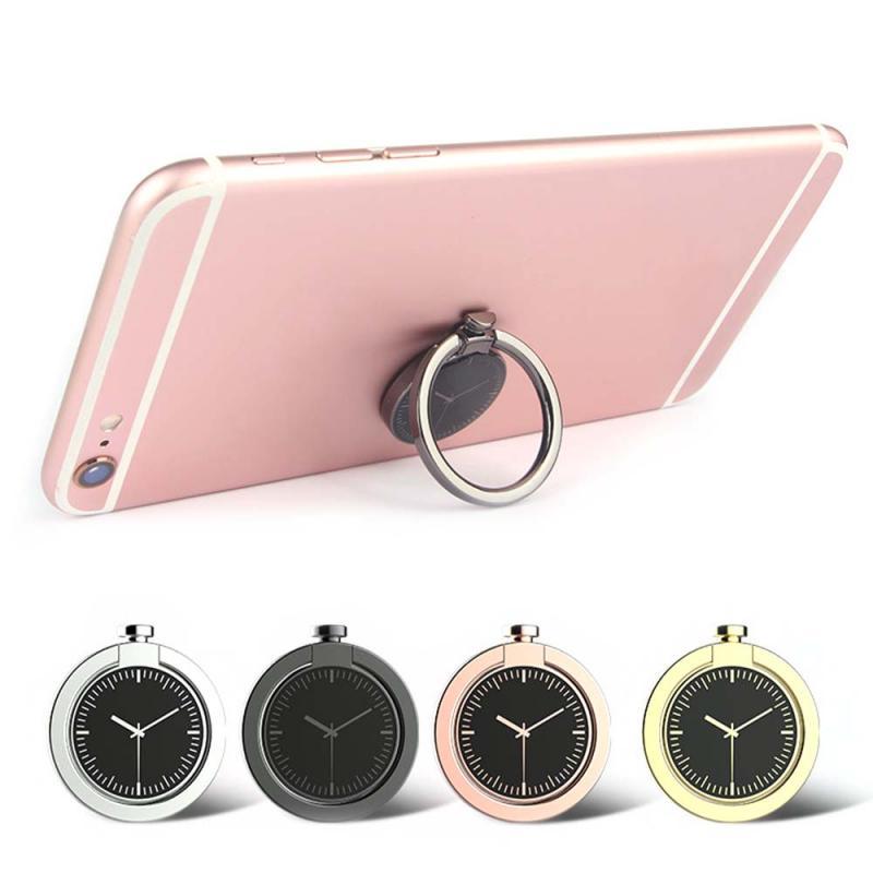 HKM-854291 360-Degree Magnetic Phone Holder with Alloy Ring for Universal Use