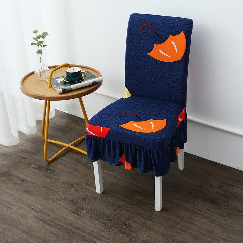 HKM-854291 Elastic Square Chair Cover in Modern Simple Design for Household Use