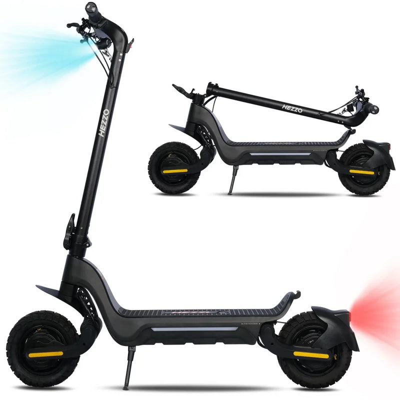 HKM-854419 Folding Electric Scooter with Dual 1600W Motors, 48V Lithium Battery, Full Suspension, 45 Km/H Max Speed