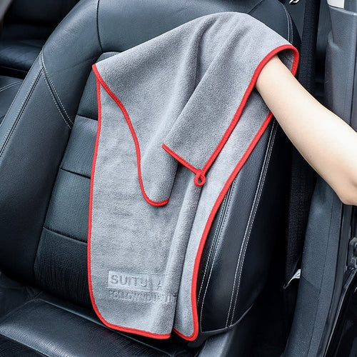 HKM-854483 Advanced Absorbent Car Cleaning Towel - Multiple Sizes Available in Gray
