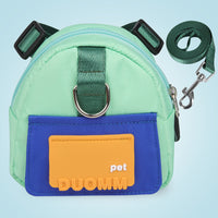 HKM-8545213 Large-Capacity Pet Snack Storage Backpack with Adjustable Harness for Dogs and Cats, Perfect for Travel and Hiking