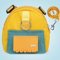 HKM-8545213 Large-Capacity Pet Snack Storage Backpack with Adjustable Harness for Dogs and Cats, Perfect for Travel and Hiking