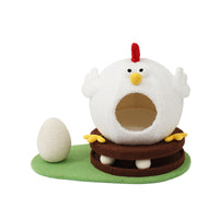 HKM-8545981 Summer Cooling Cat House with Turntable Toys and Climbing Frame - Cuckoo Chicken Land Design