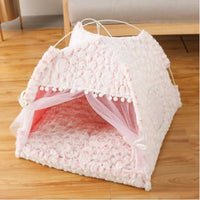 HKM-8546749 Breathable Semi-Enclosed Pet Bed for All Seasons