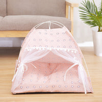 HKM-8546749 Breathable Semi-Enclosed Pet Bed for All Seasons