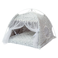 HKM-8546749 Breathable Semi-Enclosed Pet Bed for All Seasons