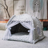 HKM-8546749 Breathable Semi-Enclosed Pet Bed for All Seasons