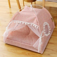 HKM-8546749 Breathable Semi-Enclosed Pet Bed for All Seasons
