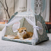 HKM-8546749 Breathable Semi-Enclosed Pet Bed for All Seasons